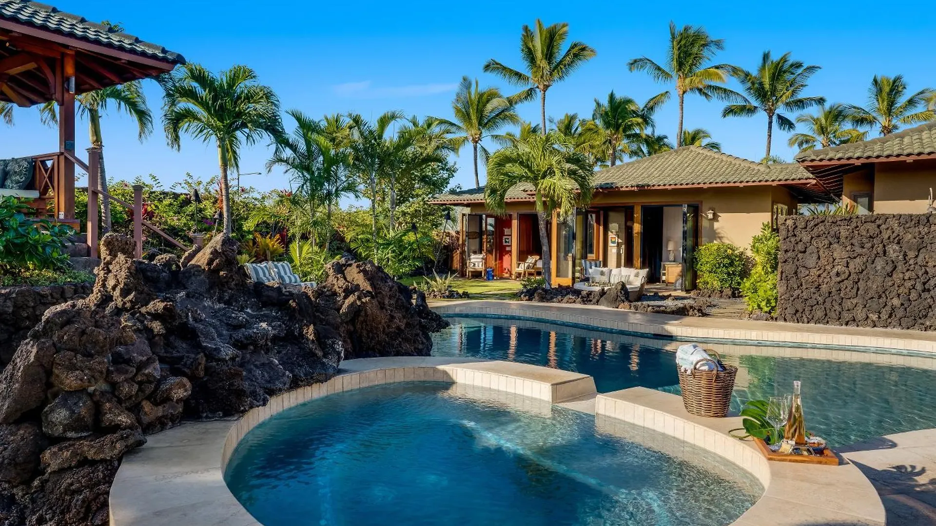 펜션 Hale Mele Polynesian Pod Style Home With Private Pool, Hot Tub, E-Bikes And Golf Cart 와이콜로아 빌리지