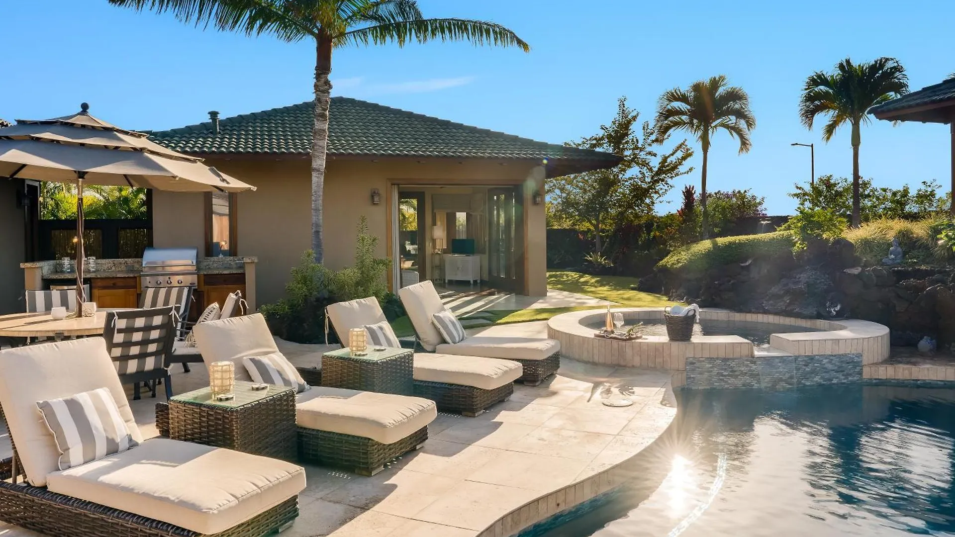 Hale Mele Polynesian Pod Style Home With Private Pool, Hot Tub, E-Bikes And Golf Cart 와이콜로아 빌리지 펜션